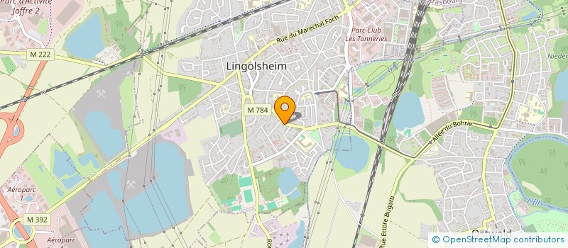 localisation de l'entreprise MADAME FATIMA LOUADJ  LINGOLSHEIM