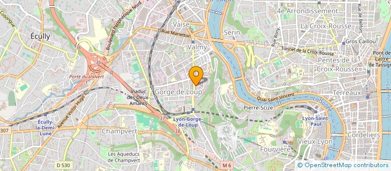 localisation de l'entreprise MADAME FATIMA M SA  LYON