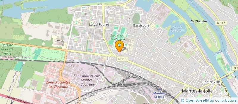 localisation de l'entreprise MADAME FATIMA MAHIEDDINE  MANTES-LA-JOLIE