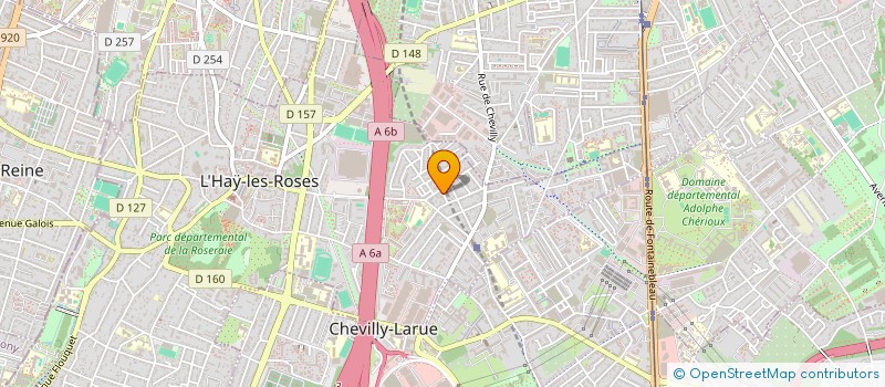 localisation de l'entreprise MADAME FATIMA MAMMERI  L'HAY-LES-ROSES