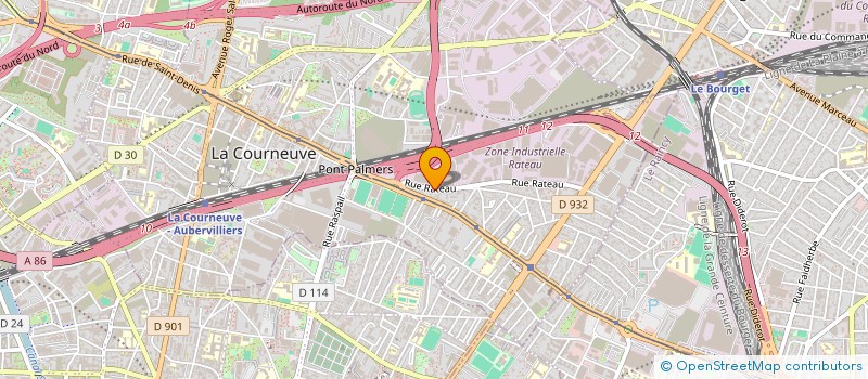 localisation de l'entreprise MADAME FATIMA MANSOURI à LA COURNEUVE