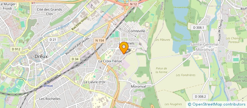 localisation de l'entreprise MADAME FATIMA MAROUANI à DREUX