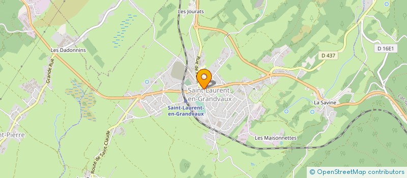 localisation de l'entreprise MADAME FATIMA MEFTAHI  SAINT-LAURENT-EN-GRANDVAUX