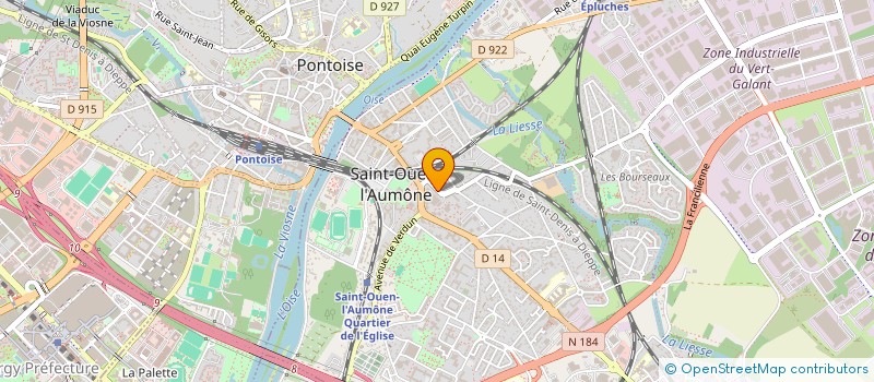 localisation de l'entreprise MADAME FATIMA MENBER à SAINT-OUEN-L'AUMONE