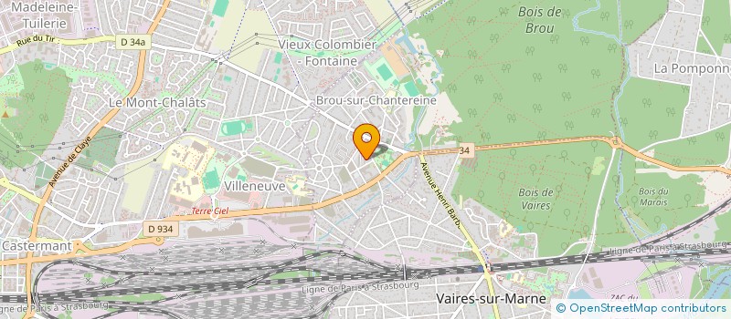 localisation de l'entreprise MADAME FATIMA MENOUAR  BROU-SUR-CHANTEREINE