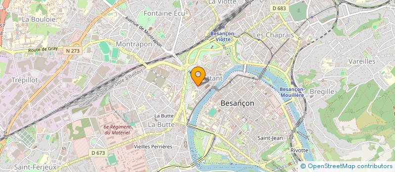 localisation de l'entreprise MADAME FATIMA MERBAH à BESANCON