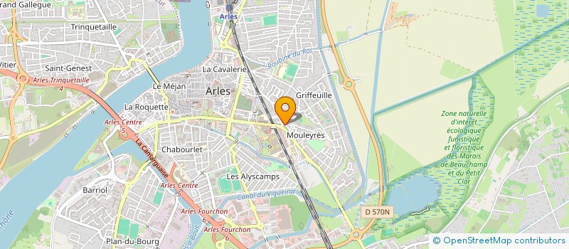 localisation de l'entreprise MADAME FATIMA MGHAIRI  ARLES