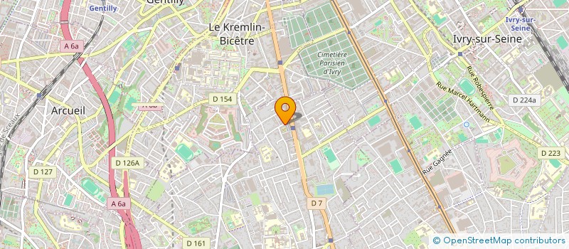 localisation de l'entreprise MADAME FATIMA MIRATE  VILLEJUIF