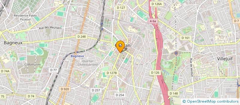 localisation de l'entreprise MADAME FATIMA MOEGNE  CACHAN