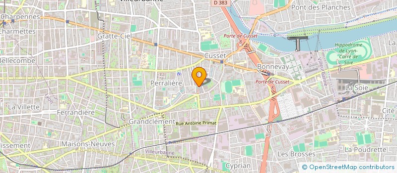 localisation de l'entreprise MADAME FATIMA MOKEDDEM  VILLEURBANNE