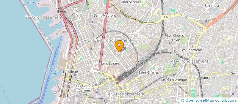 localisation de l'entreprise MADAME FATIMA MORSLI  MARSEILLE