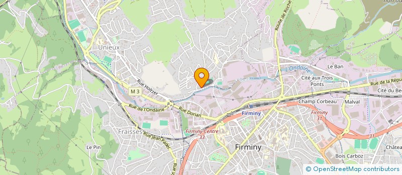 localisation de l'entreprise MADAME FATIMA MOUHLI  UNIEUX