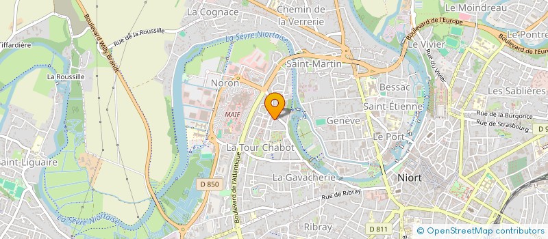 localisation de l'entreprise MADAME FATIMA MOUNTASSIR à NIORT
