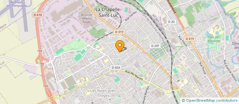 localisation de l'entreprise MADAME FATIMA MOUSSAOUY à LA CHAPELLE-SAINT-LUC