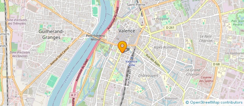 localisation de l'entreprise MADAME FATIMA MOUSTAKIM  VALENCE