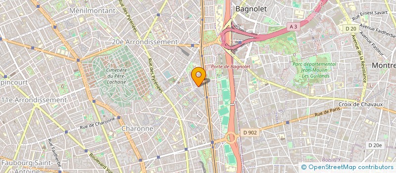 localisation de l'entreprise MADAME FATIMA NADILI FERHANE  PARIS