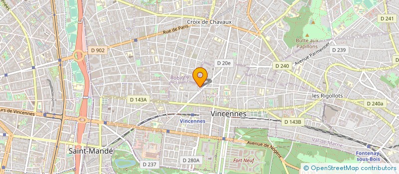 localisation de l'entreprise MADAME FATIMA NAFIS à VINCENNES