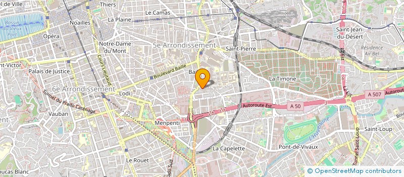 localisation de l'entreprise MADAME FATIMA NANCY DETHIE NAEL  MARSEILLE