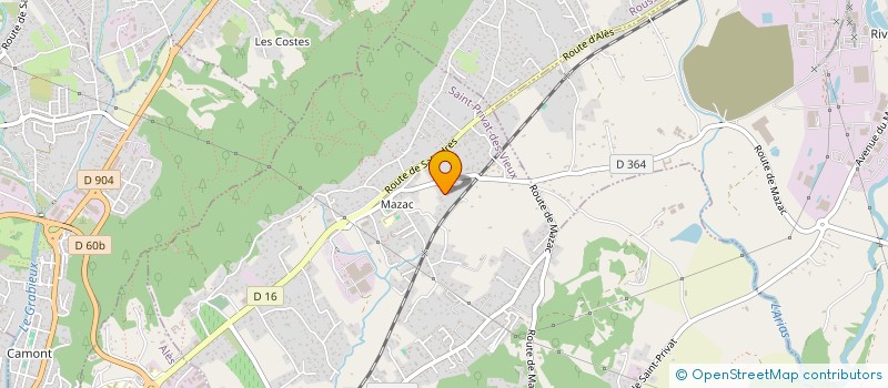 localisation de l'entreprise MADAME FATIMA NEKAA  SAINT-PRIVAT-DES-VIEUX