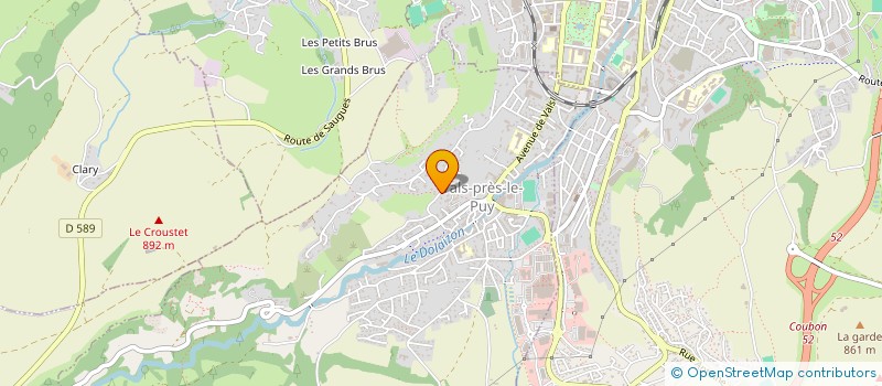 localisation de l'entreprise MADAME FATIMA OILI  VALS-PRES-LE-PUY