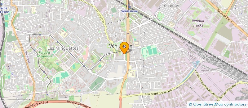 localisation de l'entreprise MADAME FATIMA OUARDI  VENISSIEUX