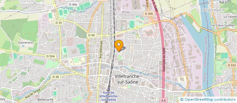 localisation de l'entreprise MADAME FATIMA OUARTIL  VILLEFRANCHE-SUR-SAONE