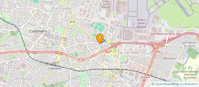 localisation de l'entreprise MADAME FATIMA OUMINICH à COLOMIERS