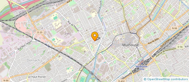 localisation de l'entreprise MADAME FATIMA PIMENTEL  MULHOUSE