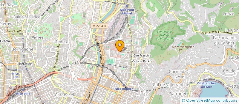 localisation de l'entreprise MADAME FATIMA RAJAH EL MILIANI à NICE