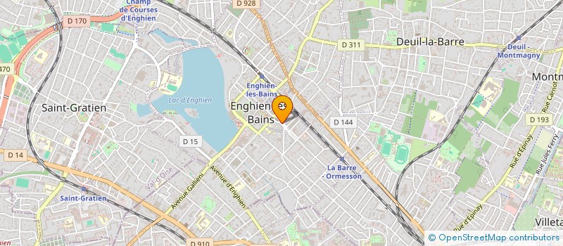 localisation de l'entreprise MADAME FATIMA REMAGUI-TEMAM  ENGHIEN-LES-BAINS