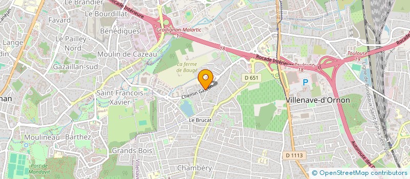 localisation de l'entreprise MADAME FATIMA REZKALLAH  VILLENAVE-D'ORNON