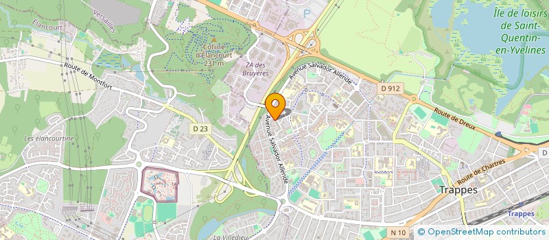 localisation de l'entreprise MADAME FATIMA REZKI  TRAPPES