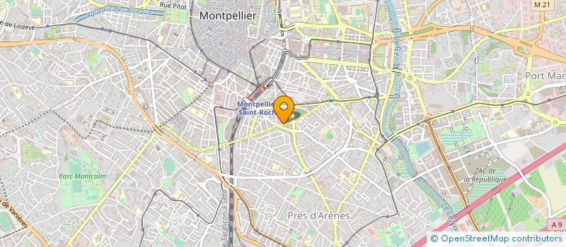 localisation de l'entreprise MADAME FATIMA RHAMNI  MONTPELLIER