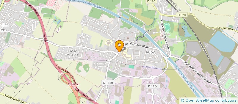 localisation de l'entreprise MADAME FATIMA RHAZAF  AUBY