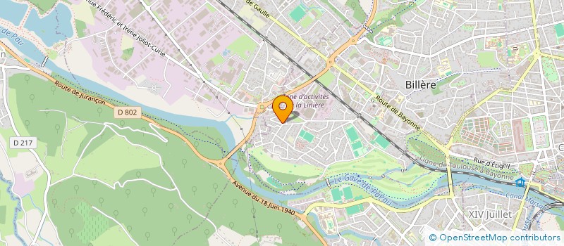 localisation de l'entreprise MADAME FATIMA RHIOUI  BILLERE