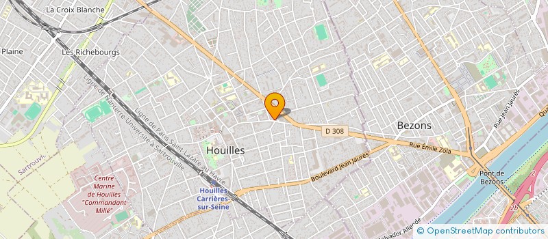 localisation de l'entreprise MADAME FATIMA RODRIGUES  HOUILLES