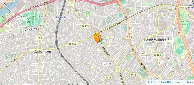 localisation de l'entreprise MADAME FATIMA SABIRI à BOIS-COLOMBES