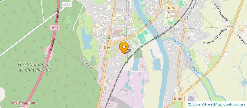 localisation de l'entreprise MADAME FATIMA SAFI  CHATELLERAULT