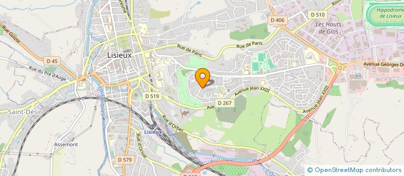 localisation de l'entreprise MADAME FATIMA SAID  LISIEUX