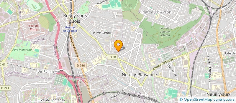 localisation de l'entreprise MADAME FATIMA SAIDANI à ROSNY-SOUS-BOIS