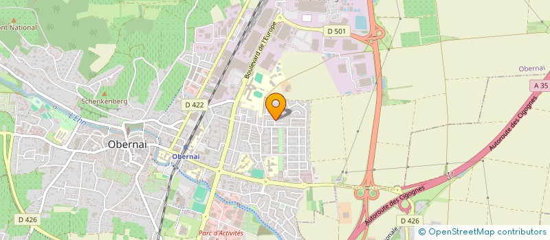 localisation de l'entreprise MADAME FATIMA SANNADI  OBERNAI