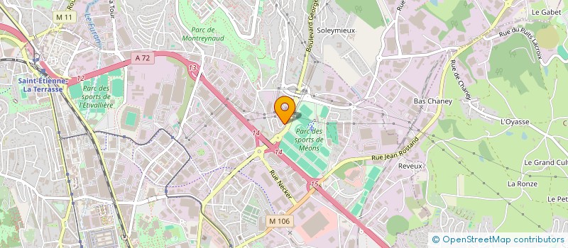 localisation de l'entreprise MADAME FATIMA SIMOHAMED  SAINT-ETIENNE