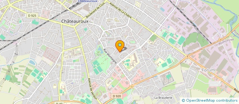 localisation de l'entreprise MADAME FATIMA SLIMANI à CHATEAUROUX