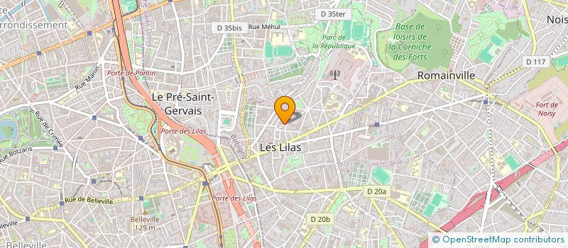 localisation de l'entreprise MADAME FATIMA SOFIANE à LES LILAS