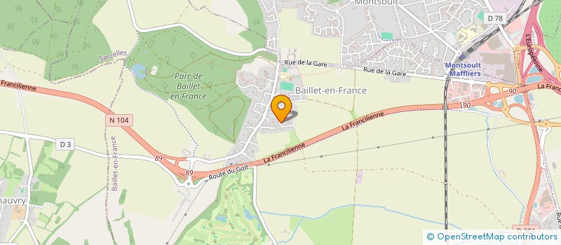 localisation de l'entreprise MADAME FATIMA TAHAR-CHAOUCH  BAILLET-EN-FRANCE