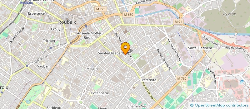 localisation de l'entreprise MADAME FATIMA TALBI à ROUBAIX