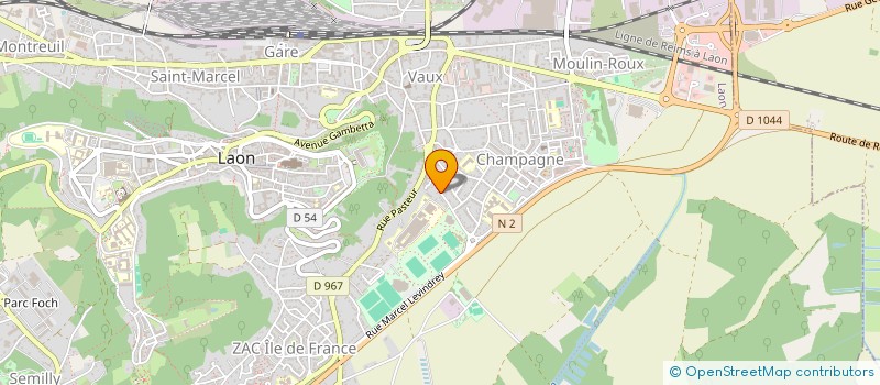 localisation de l'entreprise MADAME FATIMA TITTICHE à LAON