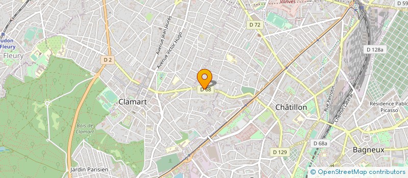 localisation de l'entreprise MADAME FATIMA TIZZAOUI à CHATILLON