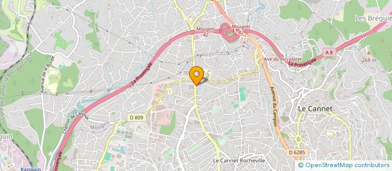 localisation de l'entreprise MADAME FATIMA TLIBA à LE CANNET