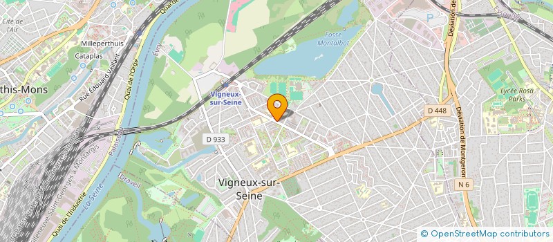 localisation de l'entreprise MADAME FATIMA TOMAINO ARETOUYAP  VIGNEUX-SUR-SEINE